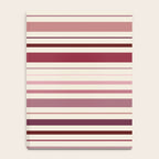 Dusty Rose Stripes Notebook Gallery Image 4