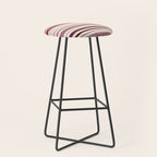 Dusty Rose Stripes Stool Gallery Image 1