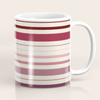 Dusty Rose Stripes Coffee Mug Gallery Image 1
