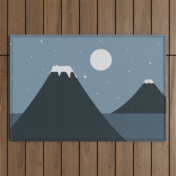Cat Landscape 44 Outdoor Rug Gallery Image 1