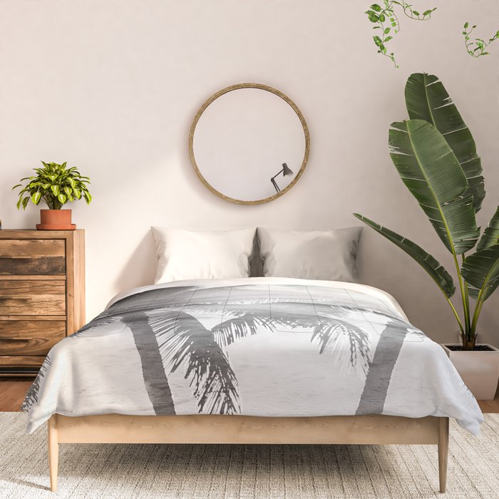Tropicana seas - bw Comforter Gallery Image 3