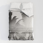 Tropicana seas - bw Comforter Gallery Image 6