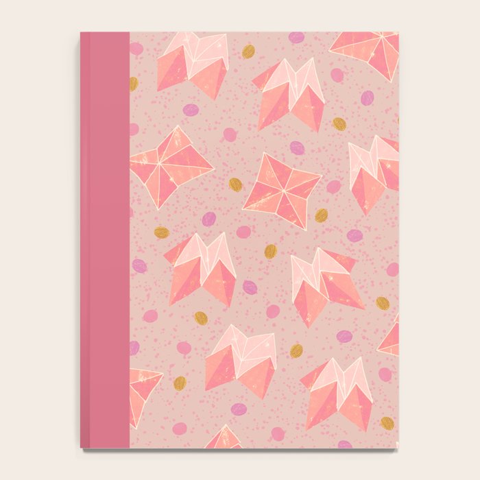 Origami Fortune Teller in Pastel Pink Notebook Gallery Image 4