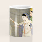     Painting. Recreation. Lovers playing with fireworks. Painted on paper Coffee Mug Gallery Image 4