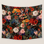 Exotic Night Garden Wall Tapestry Gallery Image 4