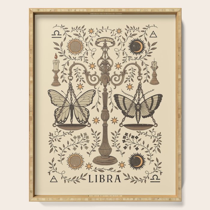 Libra, The Scales Serving Tray Gallery Image 1