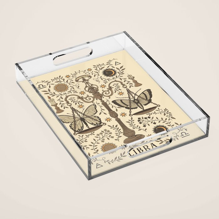 Libra, The Scales Acrylic Tray Gallery Image 1