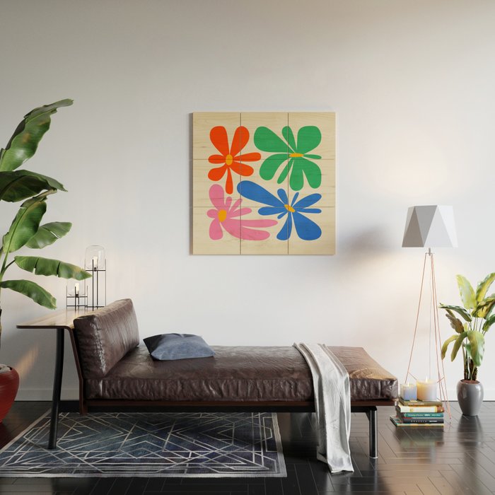 Bloom: Matisse Color Series 01 Wood Wall Art Gallery Image 2