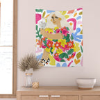 He loves me, he loves me not Wall Tapestry Gallery Image 2