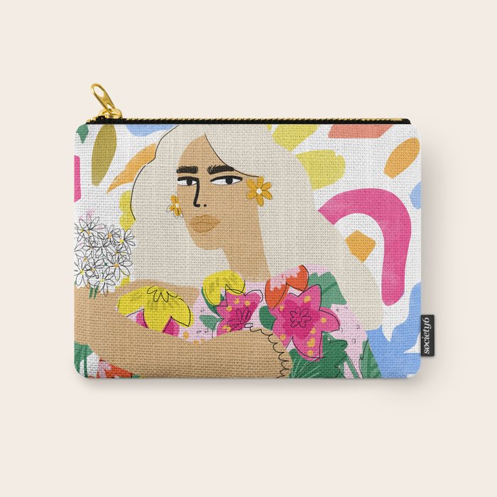 He loves me, he loves me not Carry All Pouch Gallery Image 1