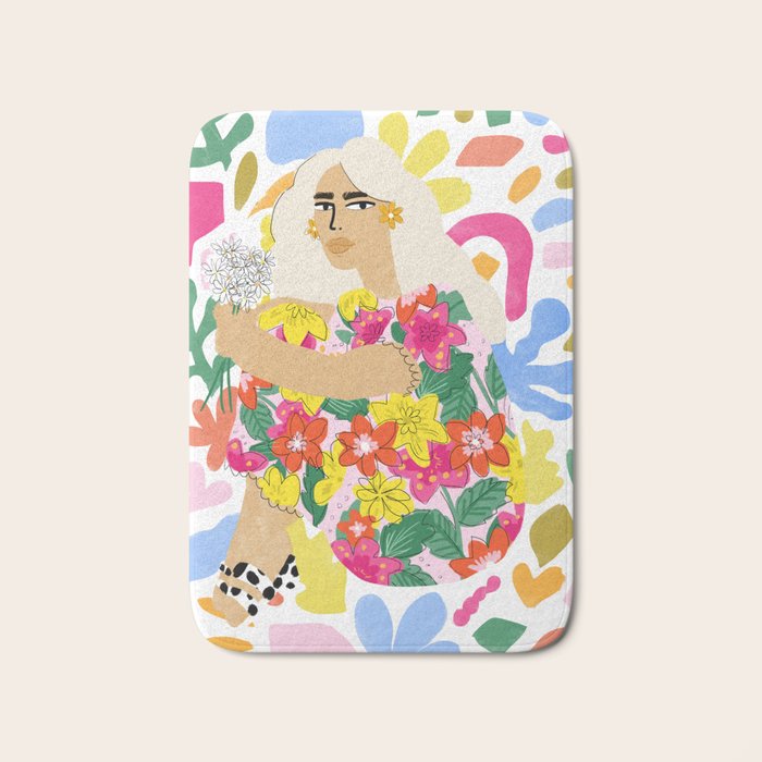 He loves me, he loves me not Bath Mat Gallery Image 1