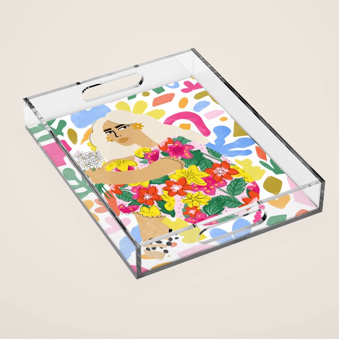 He loves me, he loves me not Acrylic Tray Gallery Image 1