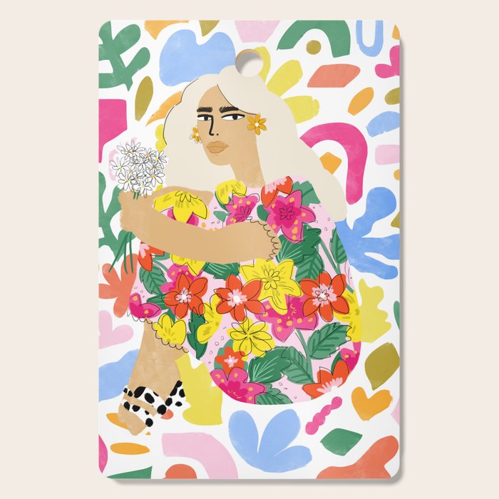 He loves me, he loves me not Cutting Board Gallery Image 1