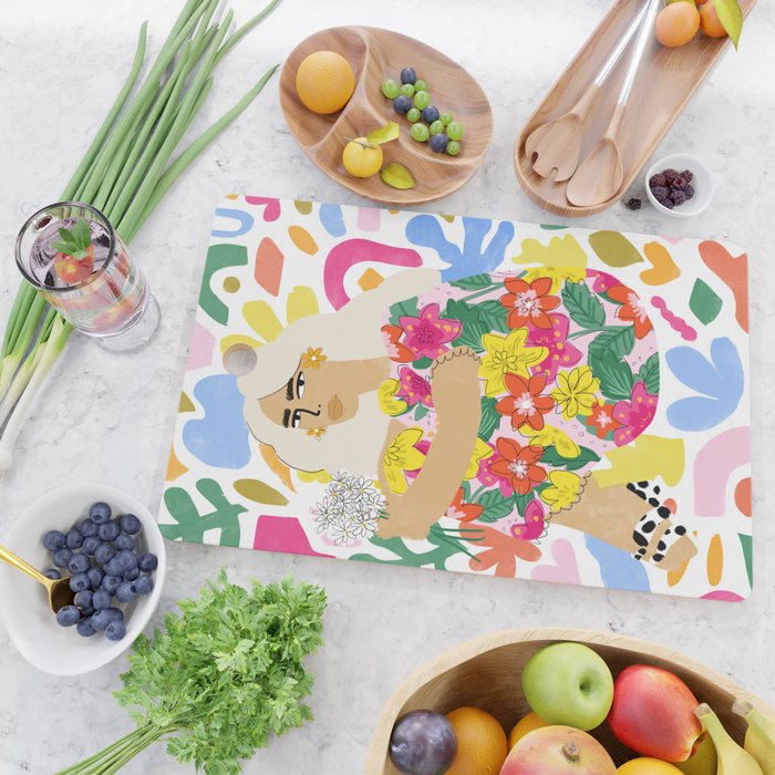 He loves me, he loves me not Cutting Board Gallery Image 2