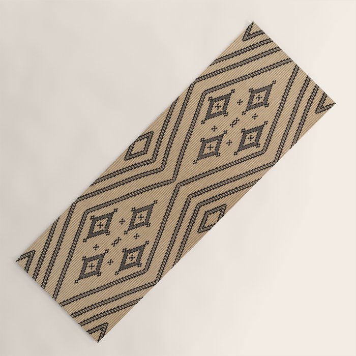 Traditional Bohemian African Moroccan Style  Yoga Mat Gallery Image 1