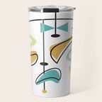 Mid Century Modern Abstract Atomic Age Travel Mug Gallery Image 1