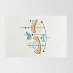Mid Century Modern Abstract Atomic Age Rug Gallery Image 2