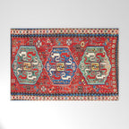 Chondzoresk Karabagh Caucasian Antique Carpet Print Welcome Mat Gallery Image 1