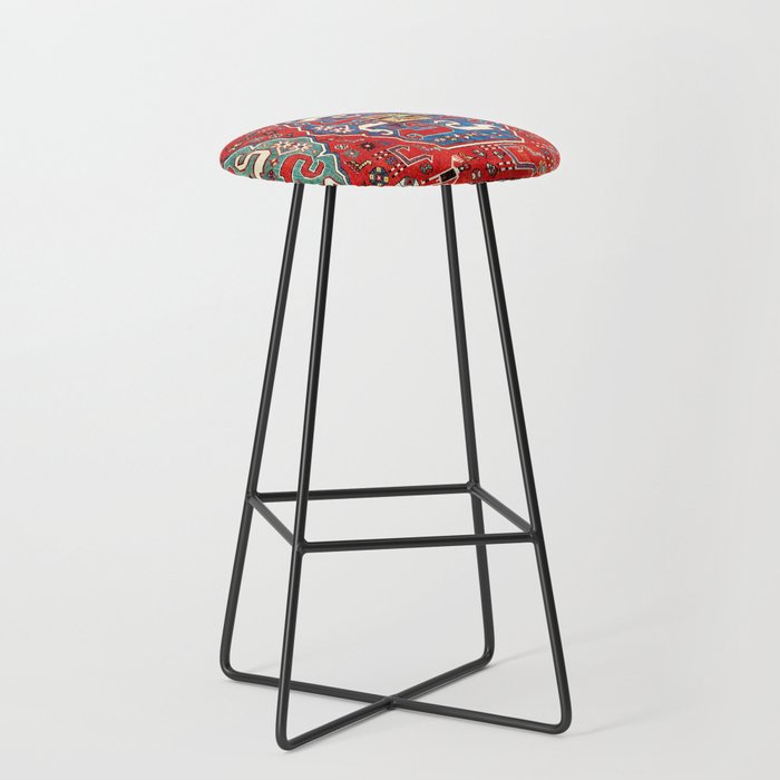 Chondzoresk Karabagh Caucasian Antique Carpet Print Stool Gallery Image 1