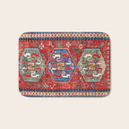 Chondzoresk Karabagh Caucasian Antique Carpet Print Bath Mat Gallery Image 1
