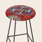Chondzoresk Karabagh Caucasian Antique Carpet Print Stool Gallery Image 2