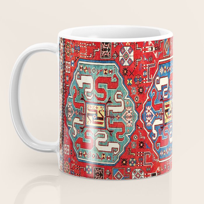 Chondzoresk Karabagh Caucasian Antique Carpet Print Coffee Mug Gallery Image 3