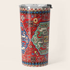 Chondzoresk Karabagh Caucasian Antique Carpet Print Travel Mug Gallery Image 2
