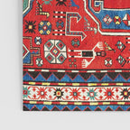 Chondzoresk Karabagh Caucasian Antique Carpet Print Poster Gallery Image 3