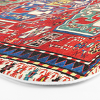 Chondzoresk Karabagh Caucasian Antique Carpet Print Bath Mat Gallery Image 3