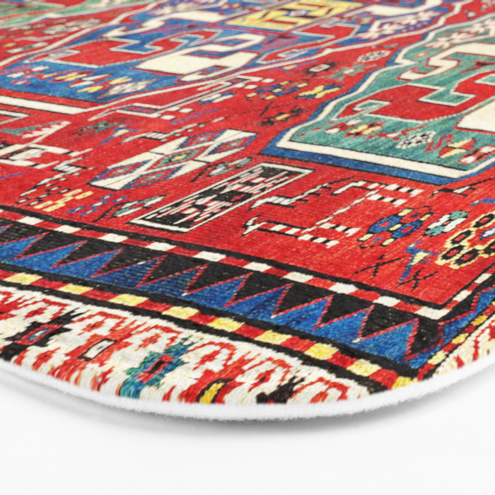Chondzoresk Karabagh Caucasian Antique Carpet Print Bath Mat Gallery Image 3