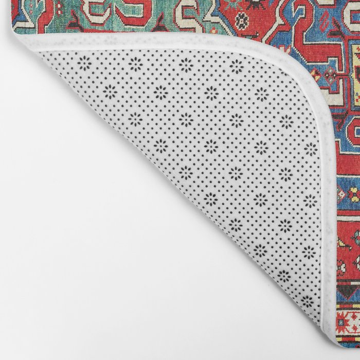 Chondzoresk Karabagh Caucasian Antique Carpet Print Bath Mat Gallery Image 2
