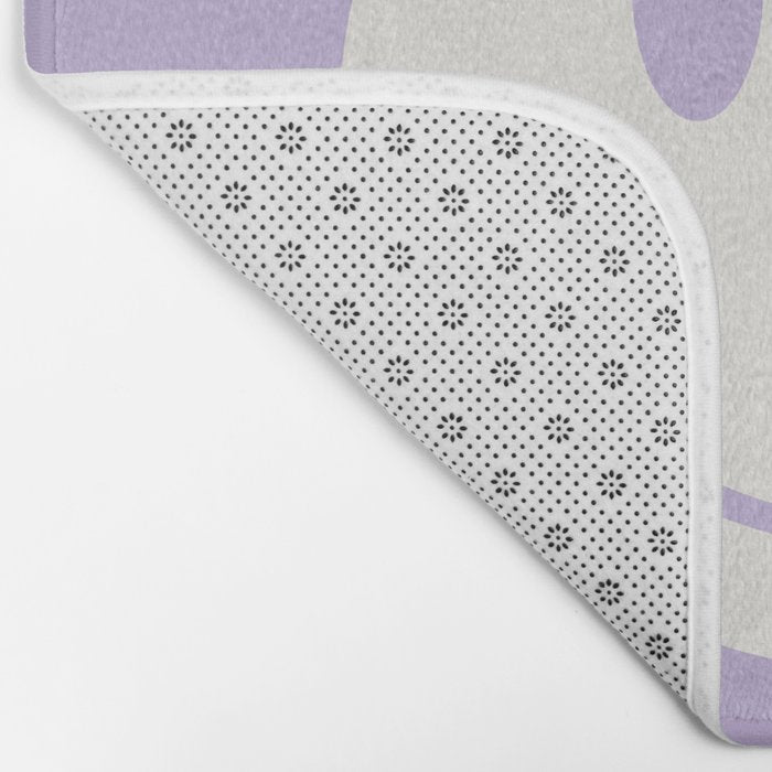 Happy Thoughts Lavender Bath Mat Gallery Image 2