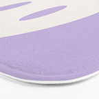 Happy Thoughts Lavender Bath Mat Gallery Image 3