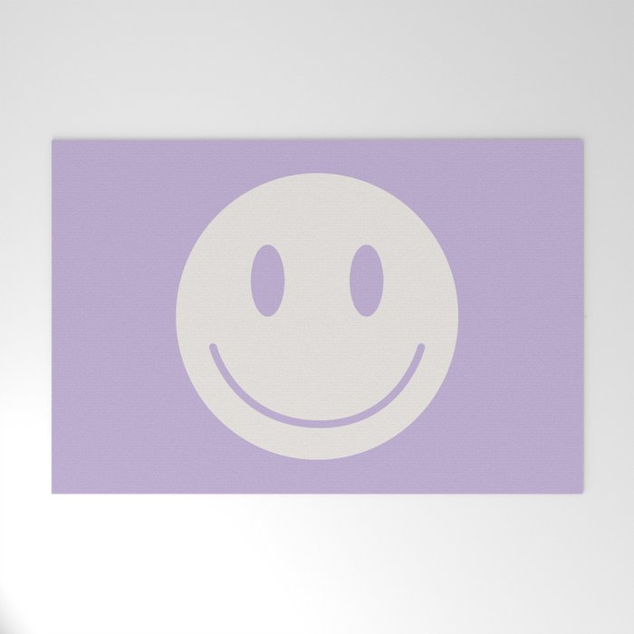 Happy Thoughts Lavender Welcome Mat Gallery Image 1