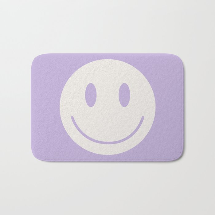 Happy Thoughts Lavender Bath Mat Gallery Image 1