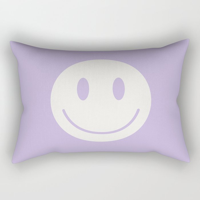 Happy Thoughts Lavender Rectangular Pillow Gallery Image 1