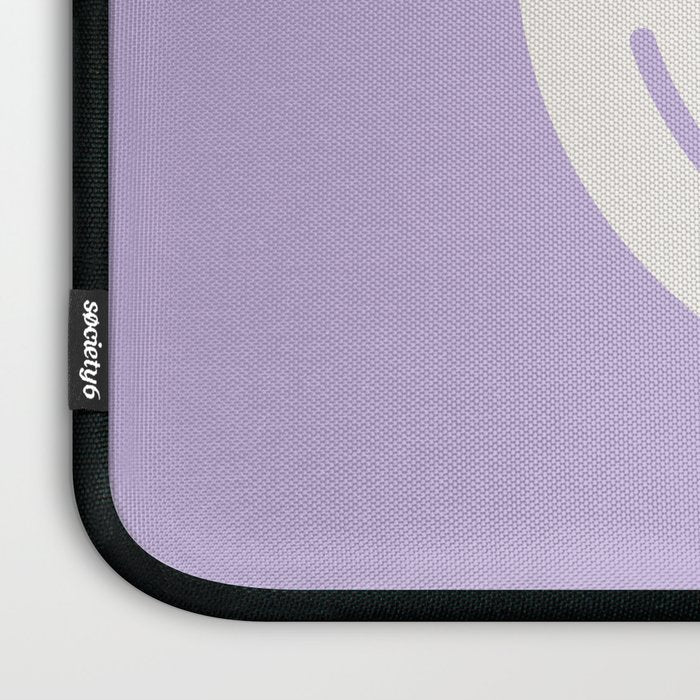 Happy Thoughts Lavender Laptop Sleeve Gallery Image 3