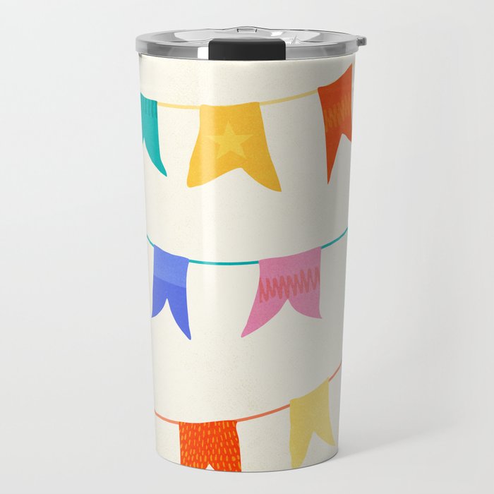 Festive Flags Travel Mug Gallery Image 1