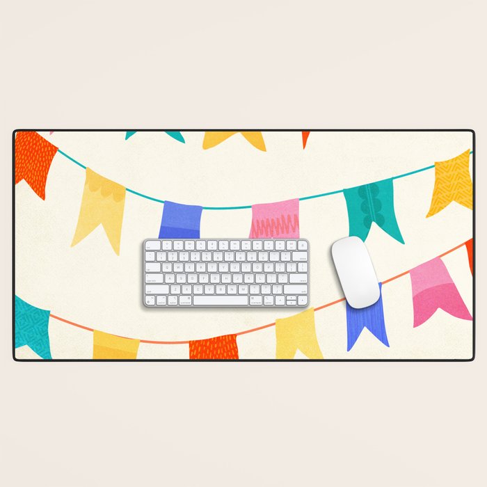 Festive Flags Desk Mat Gallery Image 1