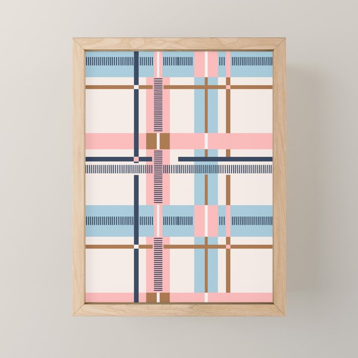 Bold Linear Harmony A Mini Art Print Gallery Image 1