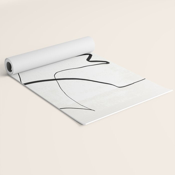 Abstract line art 6 Yoga Mat Gallery Image 2