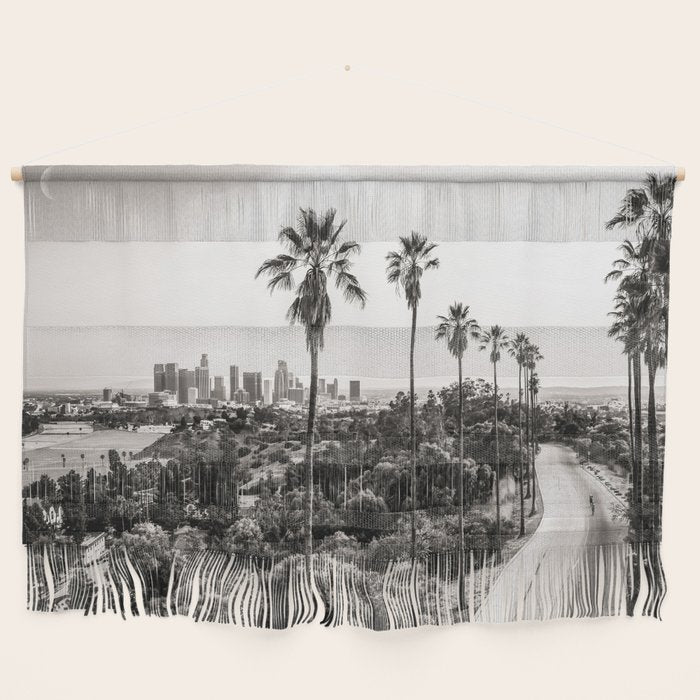 Los Angeles Black and White Wall Hanging Gallery Image 1