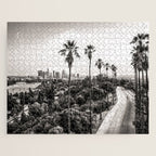 Los Angeles Black and White Jigsaw Puzzle Gallery Image 1