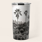 Los Angeles Black and White Travel Mug Gallery Image 1