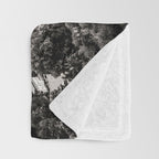 Los Angeles Black and White Throw Blanket Gallery Image 3