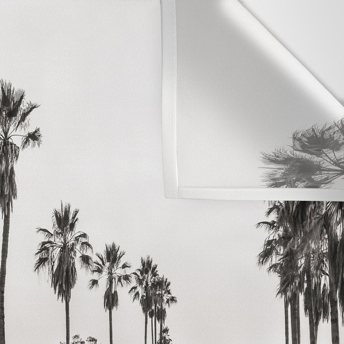 Los Angeles Black and White Wall Tapestry Gallery Image 3