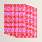 Colorful Wavy Check Pattern 1 - Pink And Red Wrapping Paper Gallery Image 3