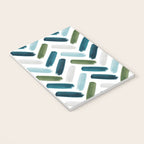 Painted Herringbone - oceanic Notebook Gallery Image 3