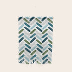 Painted Herringbone - oceanic Wall Hanging Gallery Image 1