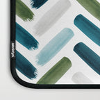 Painted Herringbone - oceanic Laptop Sleeve Gallery Image 3
